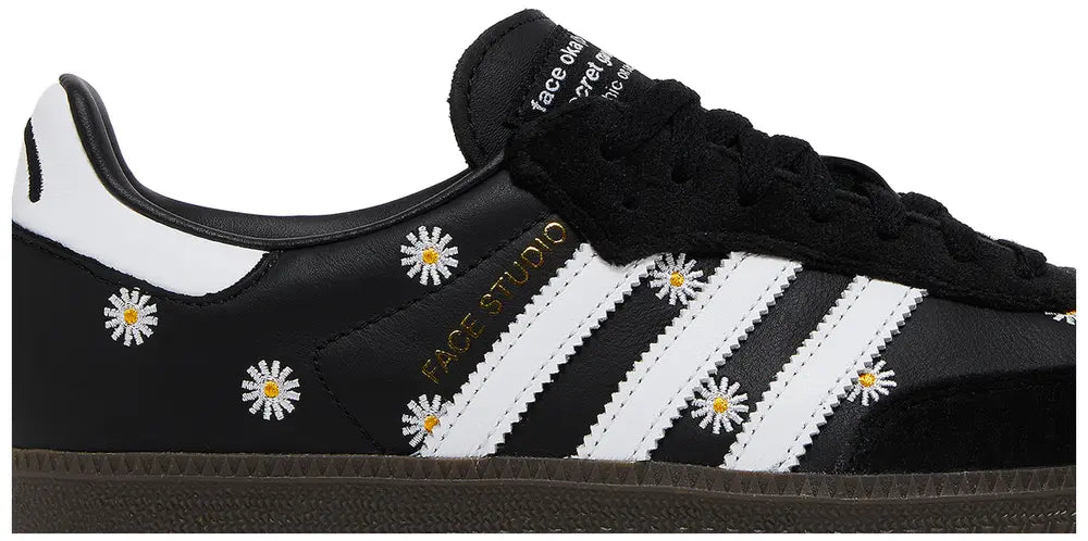 atmos x FACE x adidas Samba OG 'Embroidered Daisies'