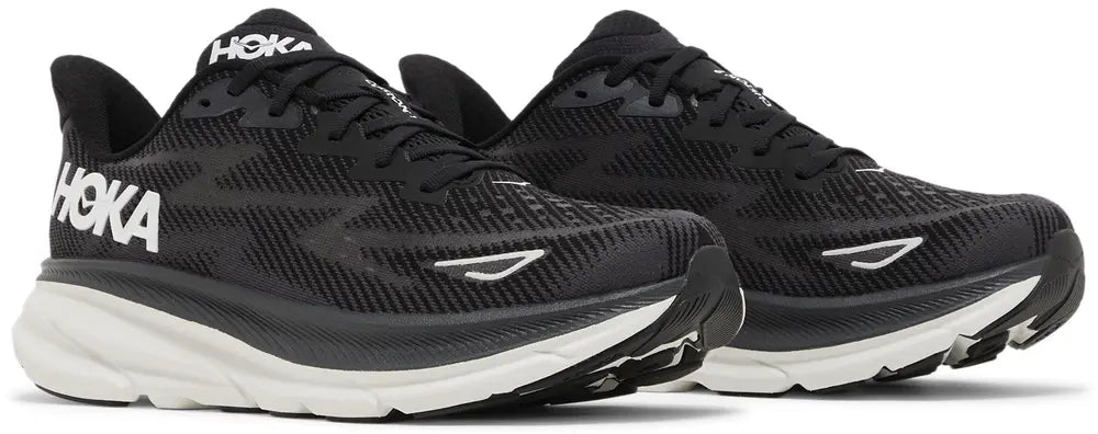 HOKA Clifton 9 'Black White'