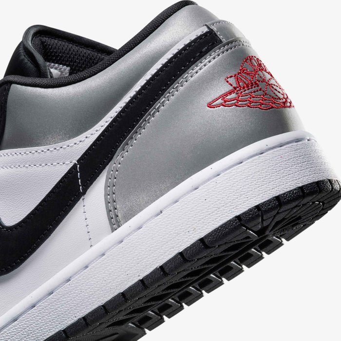 Jordan 1 Retro Low "Black Matte Silver"