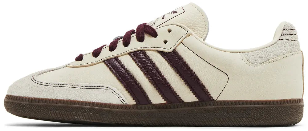 adidas Samba OG 'Wonder White Maroon'