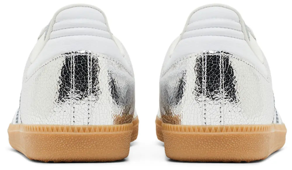 adidas Wmns Samba OG 'Cracked Metallic Pack - Silver'