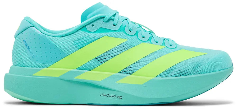 adidas Adizero Evo SL 'Flash Aqua Lucid Lemon'