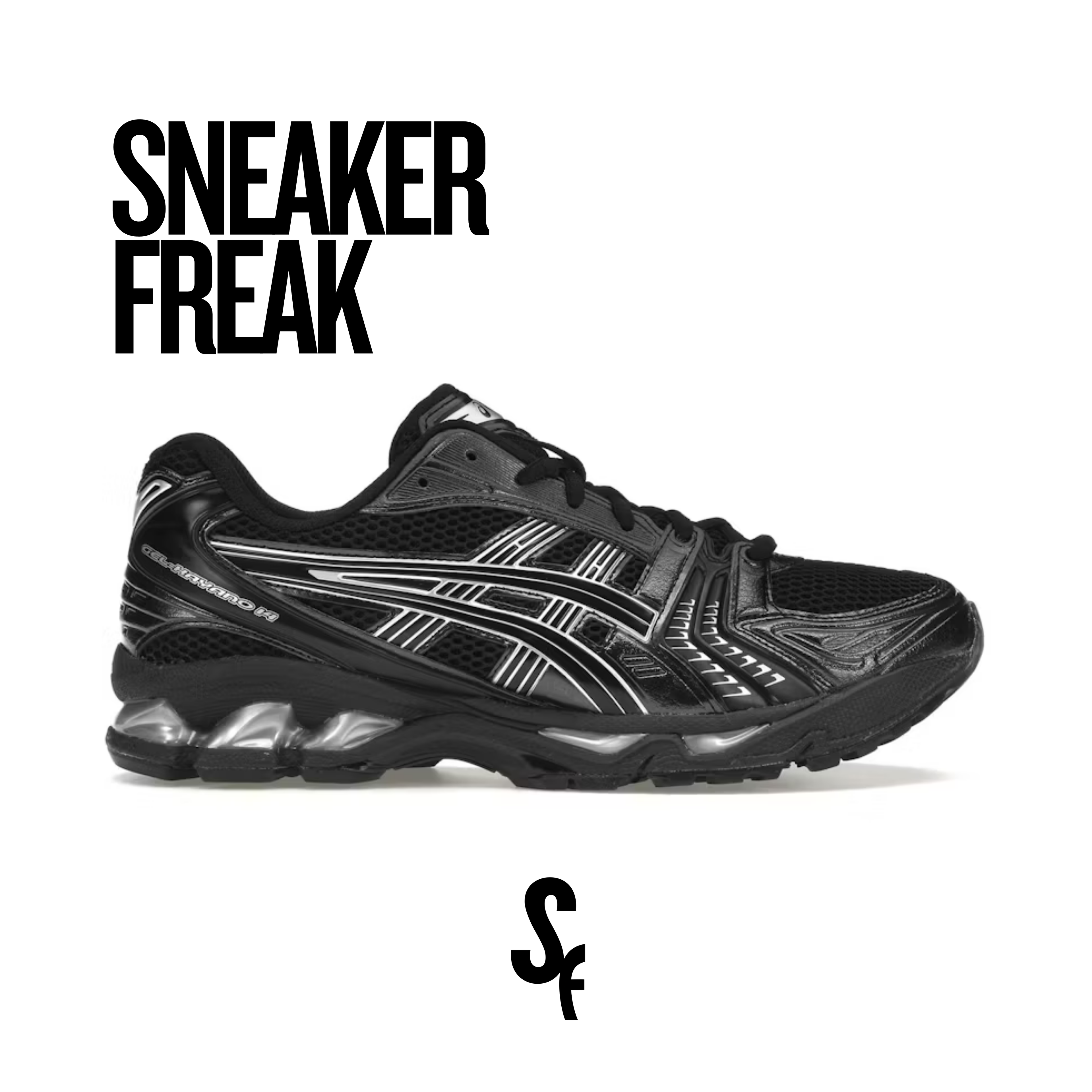 ASICS Gel-Kayano 14 "Black Pure Silver"
