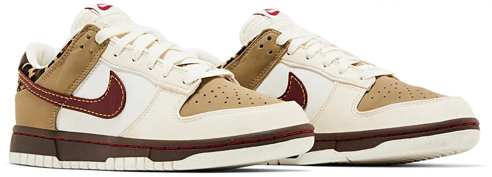 Nike Dunk Low 'Khaki Team Red'