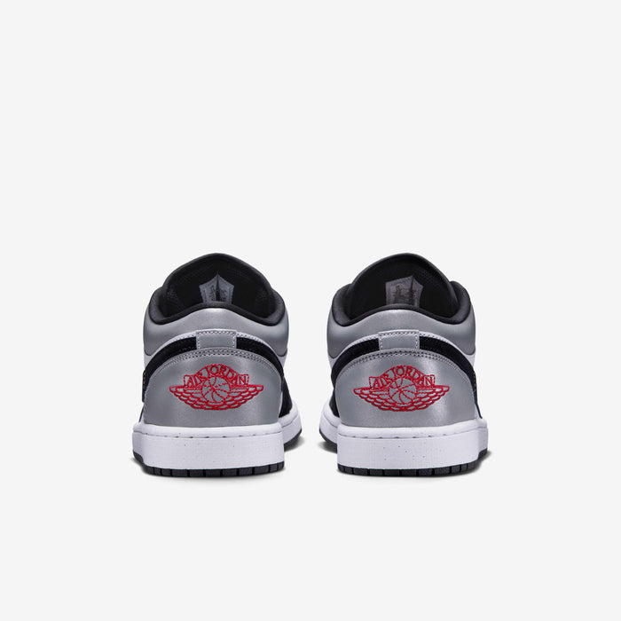 Jordan 1 Retro Low "Black Matte Silver"