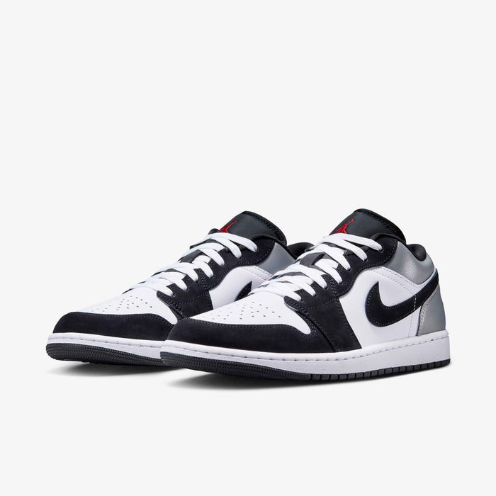 Jordan 1 Retro Low "Black Matte Silver"