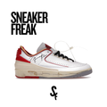 Off-White x Air Jordan 2 Retro Low SP 'White Varsity Red'