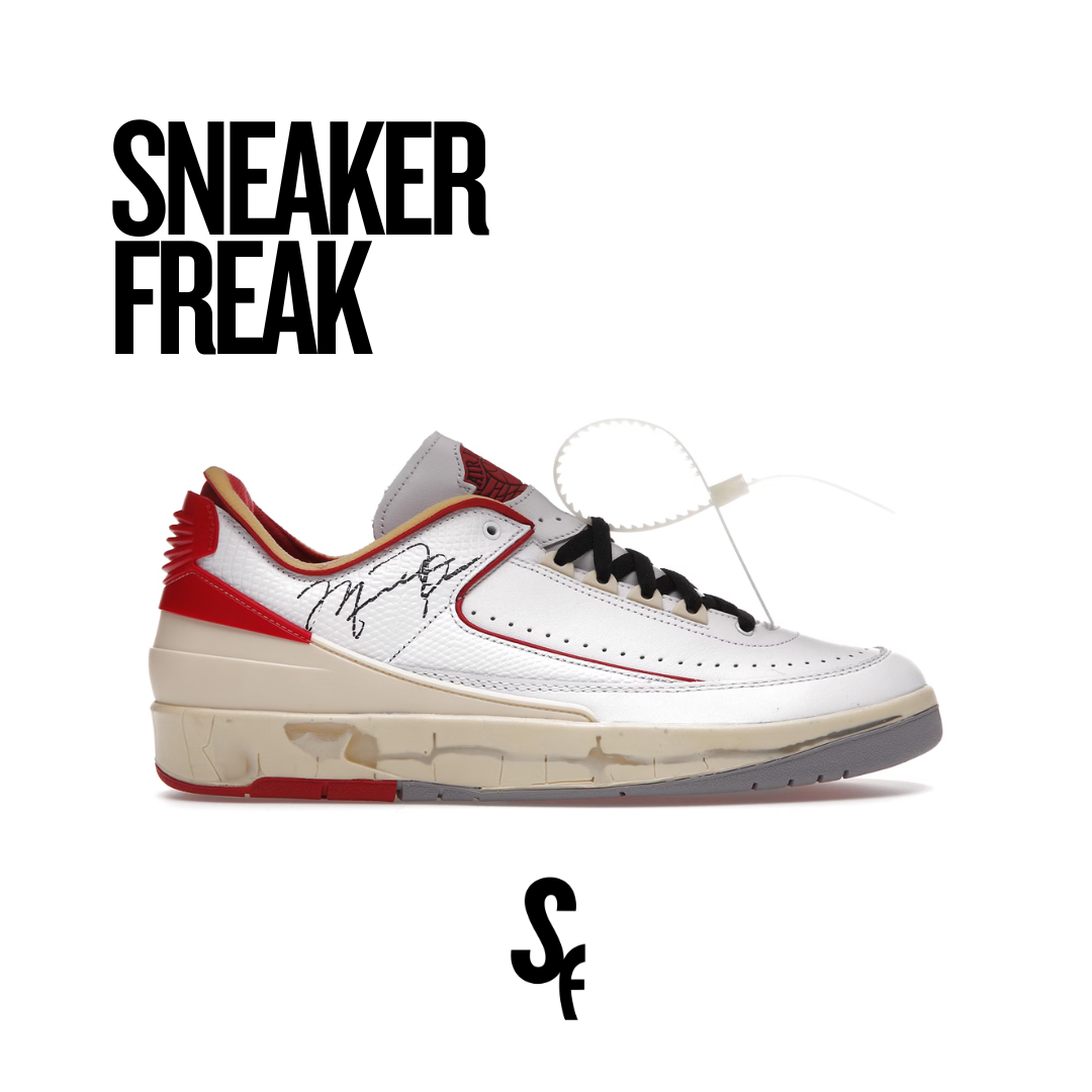 Off-White x Air Jordan 2 Retro Low SP 'White Varsity Red'