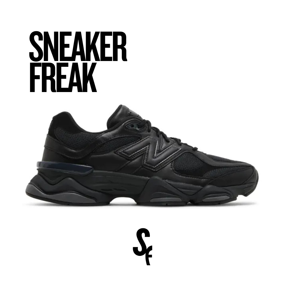 New Balance 9060 'Triple Black Leather'