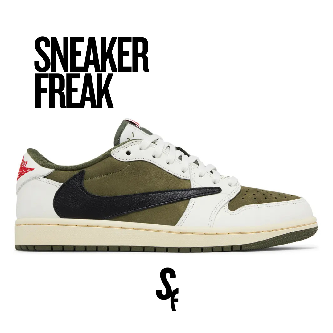 Travis Scott x Air Jordan 1 Retro Low OG SP 'Reverse Olive / Medium Olive'