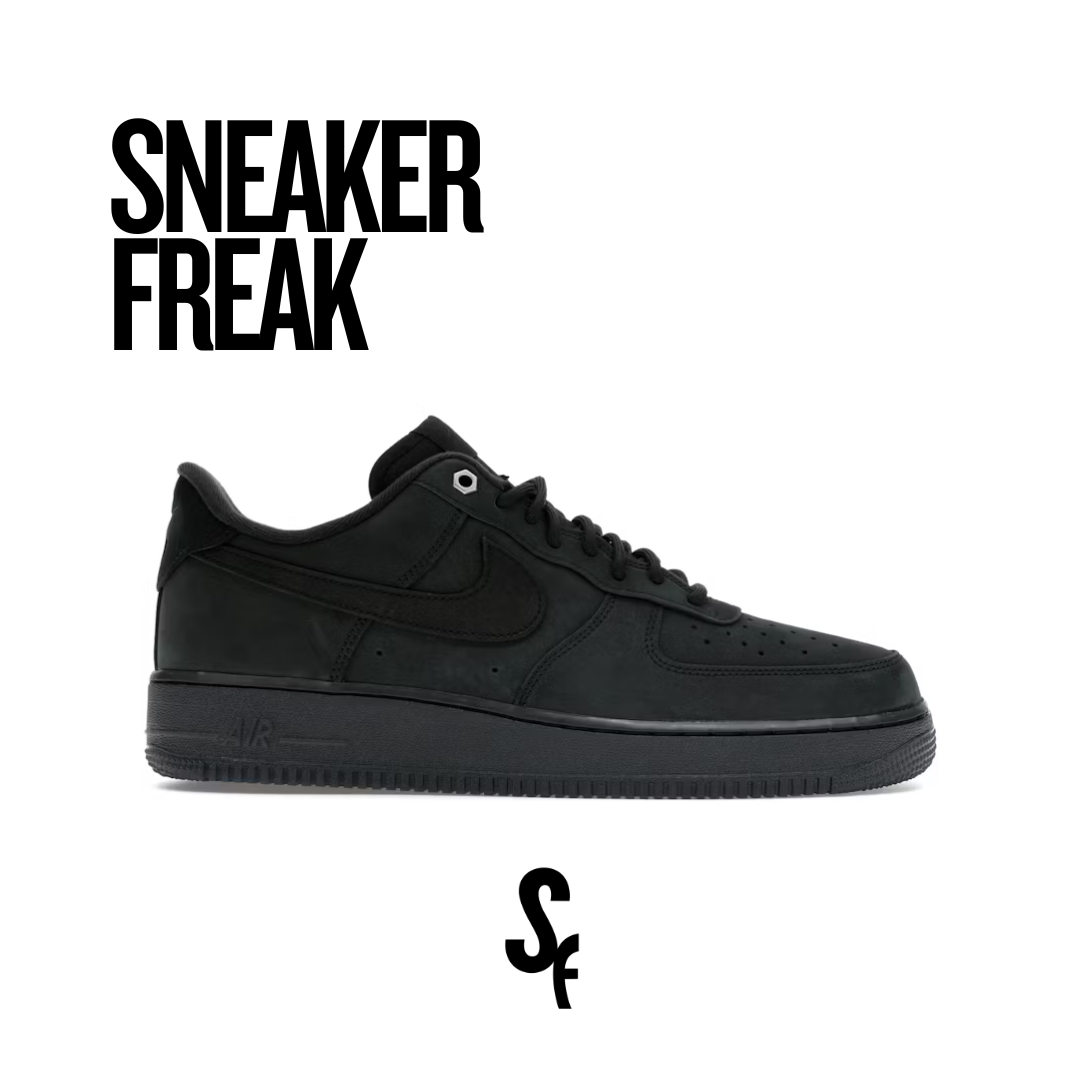 Nike Air Force 1 Low 'Triple Black Nubuck'