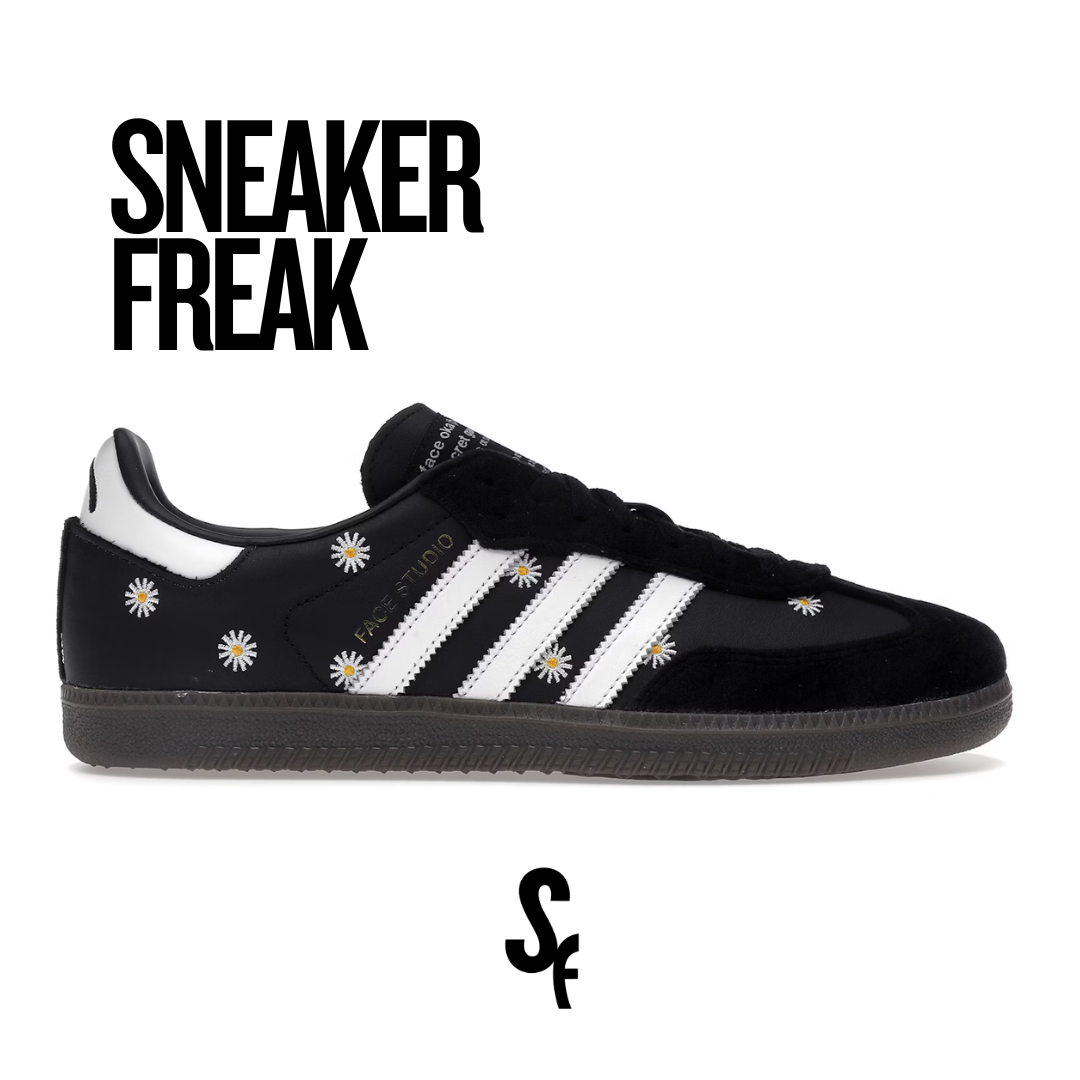 atmos x FACE x adidas Samba OG 'Embroidered Daisies'