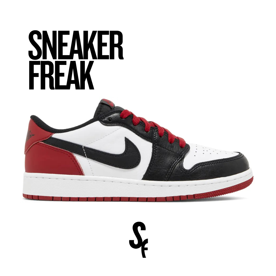 Air Jordan 1 Retro Low OG GS 'Black Toe'