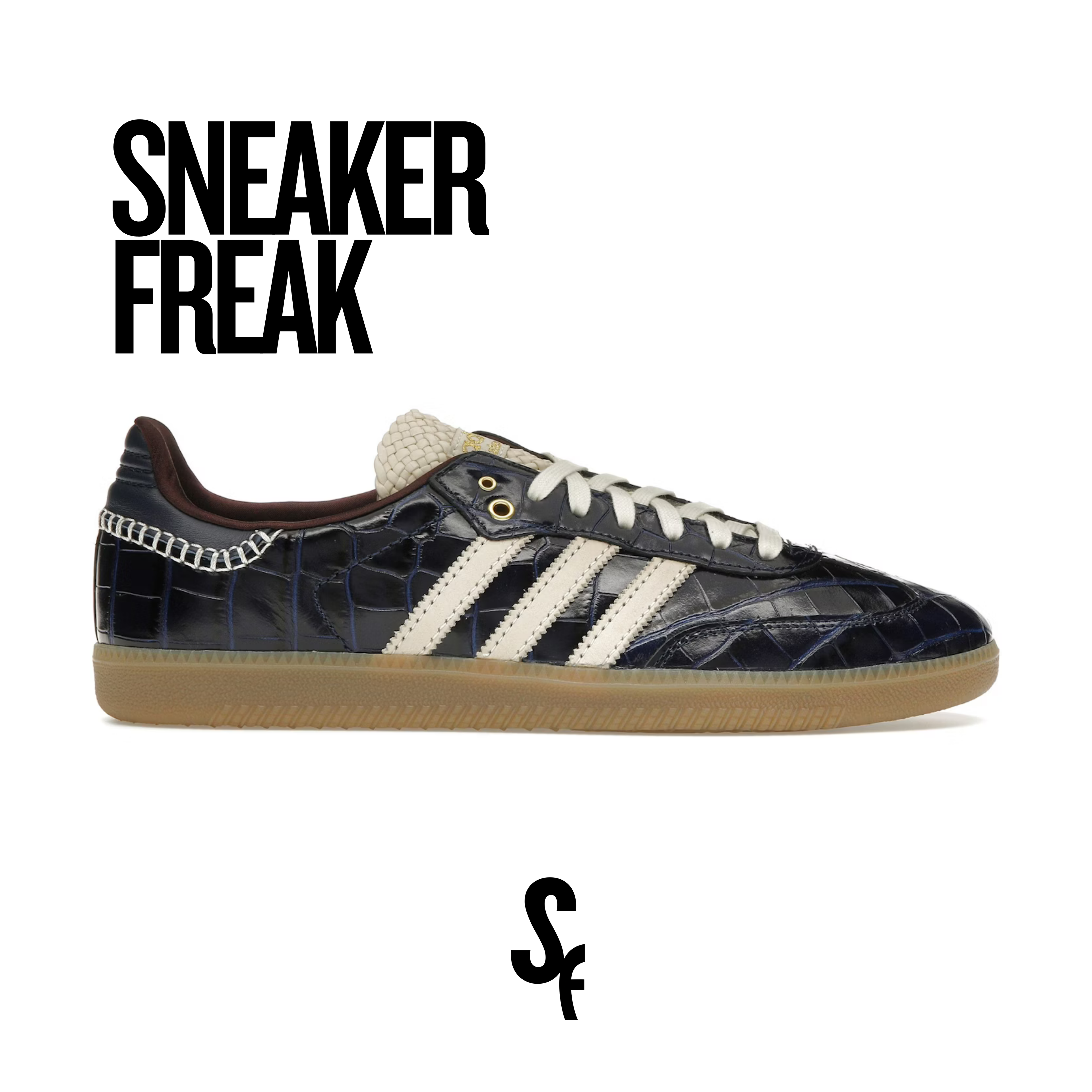 Wales Bonner x adidas Samba OG 'Croc - Collegiate Navy'